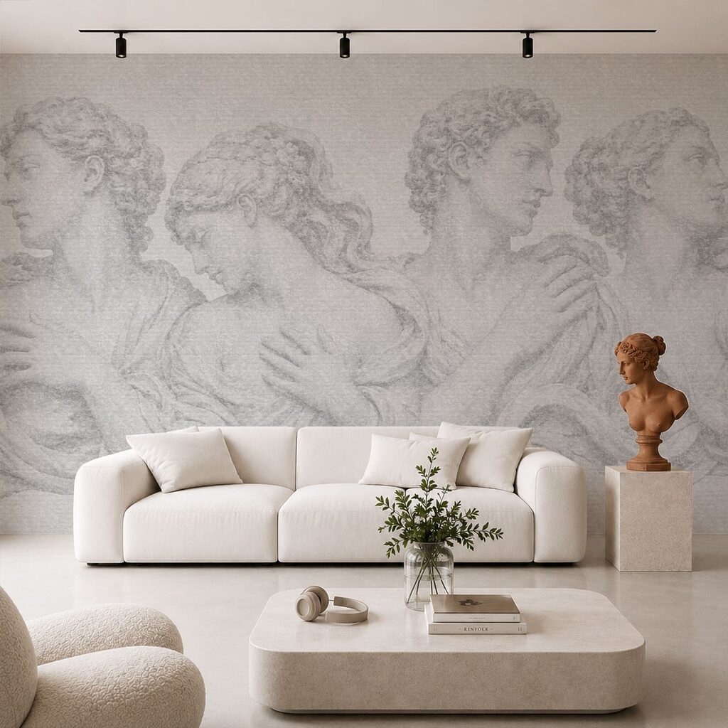 Klassieke figuren fijn gearceerd — interieur 4