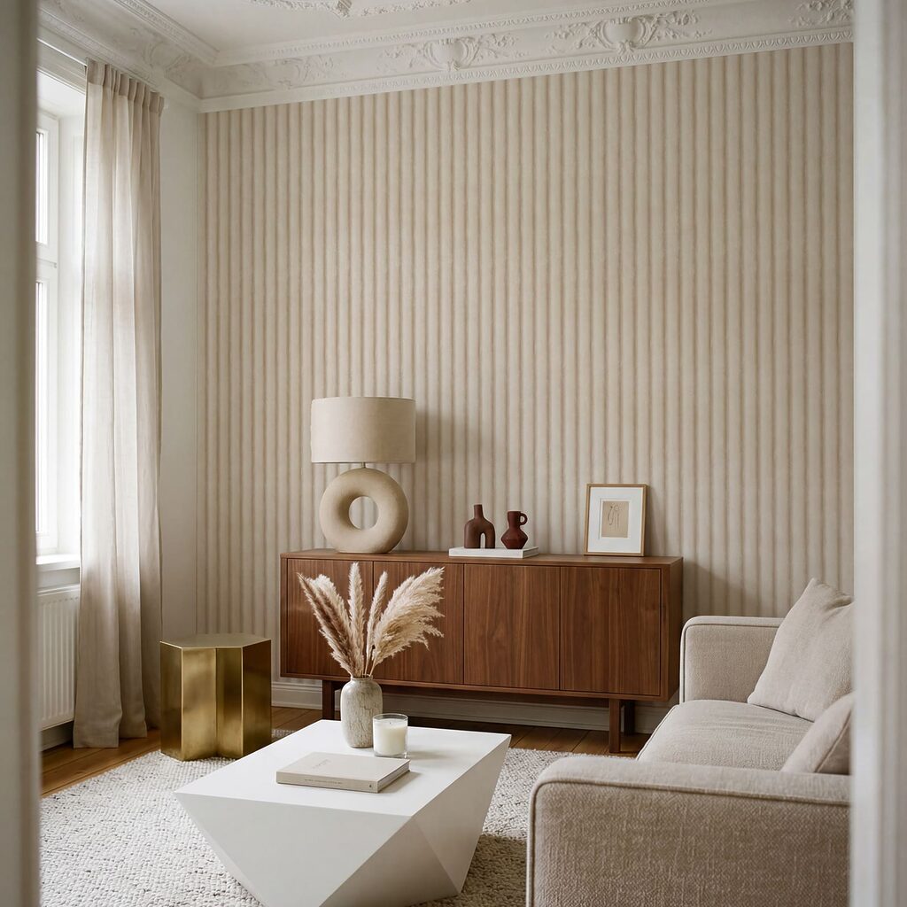 Smalle ribbels in rust — interieur 3