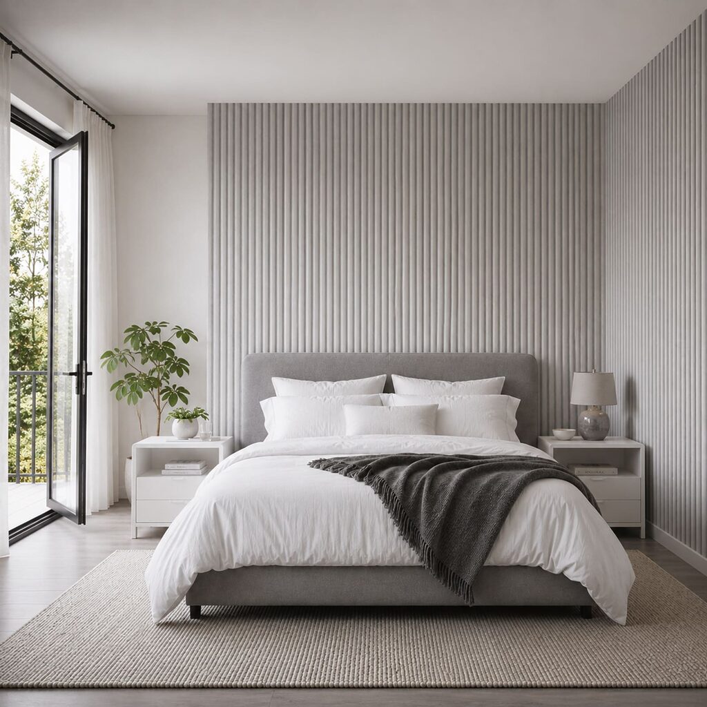 Smalle ribbels in rust — interieur 1