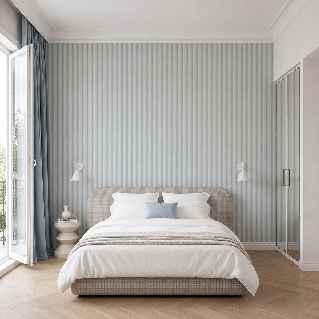 Smalle ribbels in rust — interieur 1