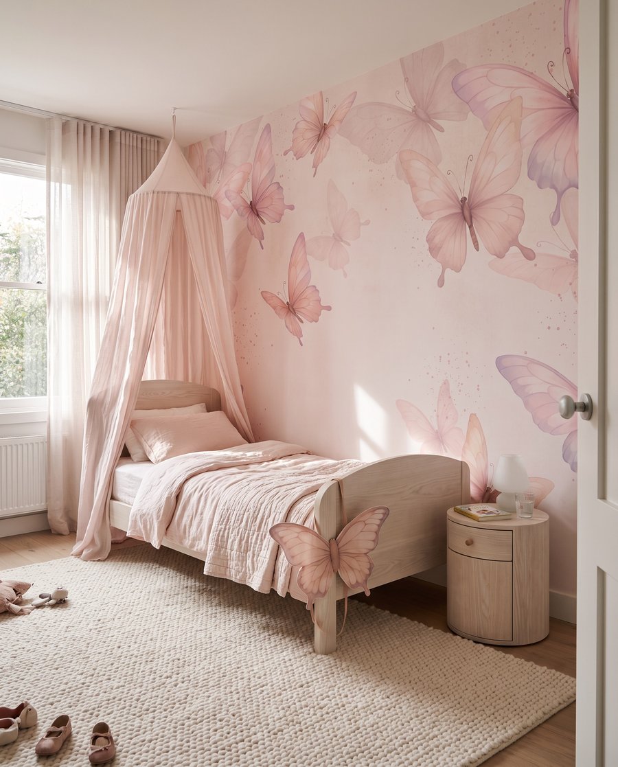 Vlinders in doorschijnende lagen — interieur 2
