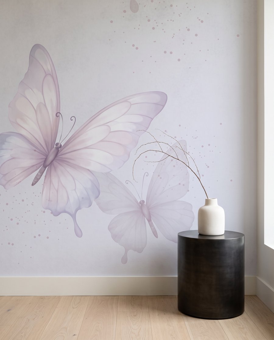 Vlinders in doorschijnende lagen — interieur 3