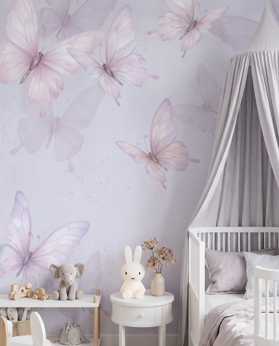 Vlinders in doorschijnende lagen — interieur 1