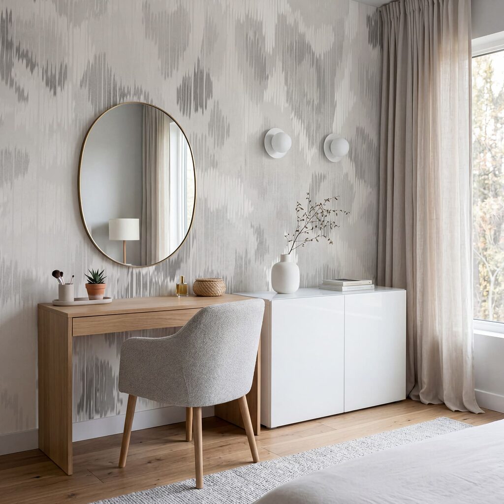 Zachte vlekken op weefpatroon — interieur 2