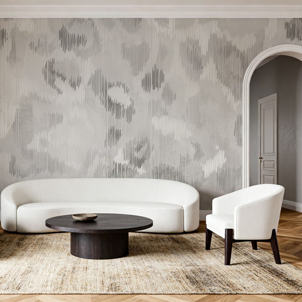 Zachte vlekken op weefpatroon — interieur 3