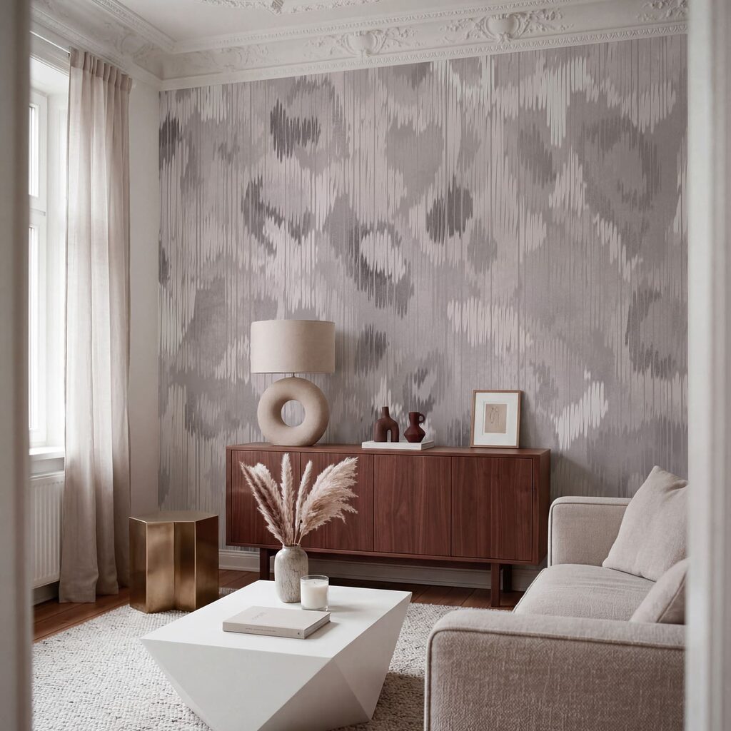 Zachte vlekken op weefpatroon — interieur 1