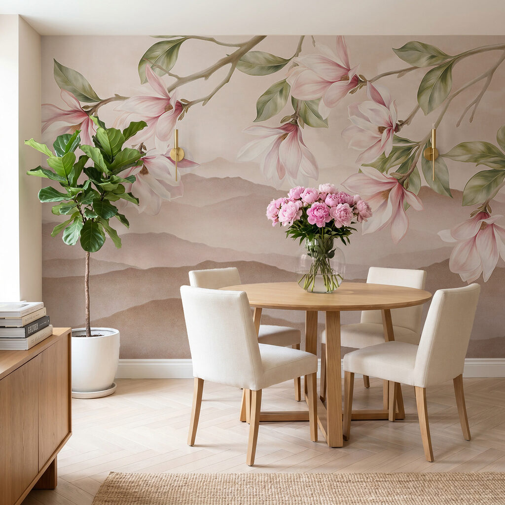 Bloesem boven verre heuvels — interieur 3