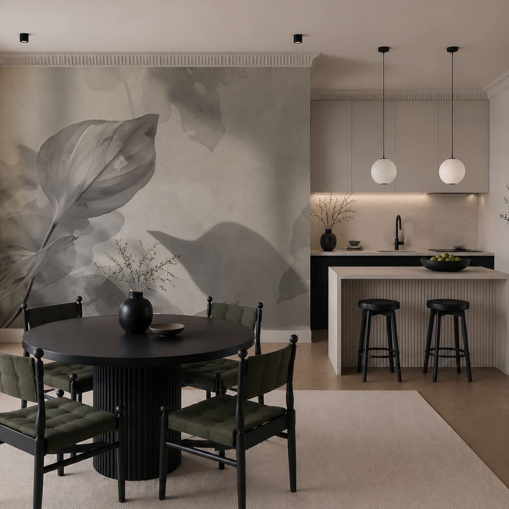 Blad met een schaduwspel — interieur 3