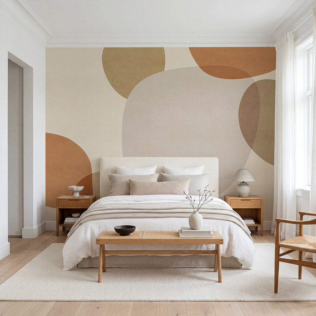 Losse rondingen in aardekleur — interieur 2
