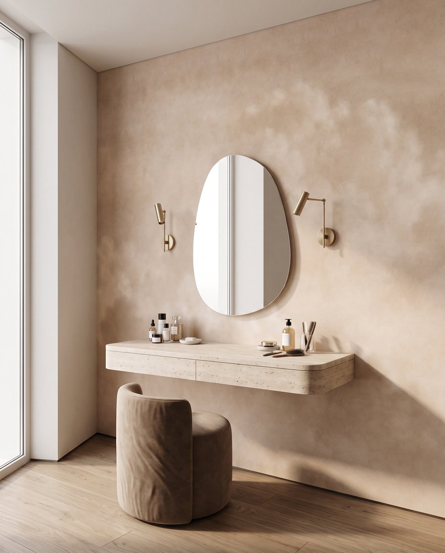 Bewolkte lucht met veel wolken in een interieur