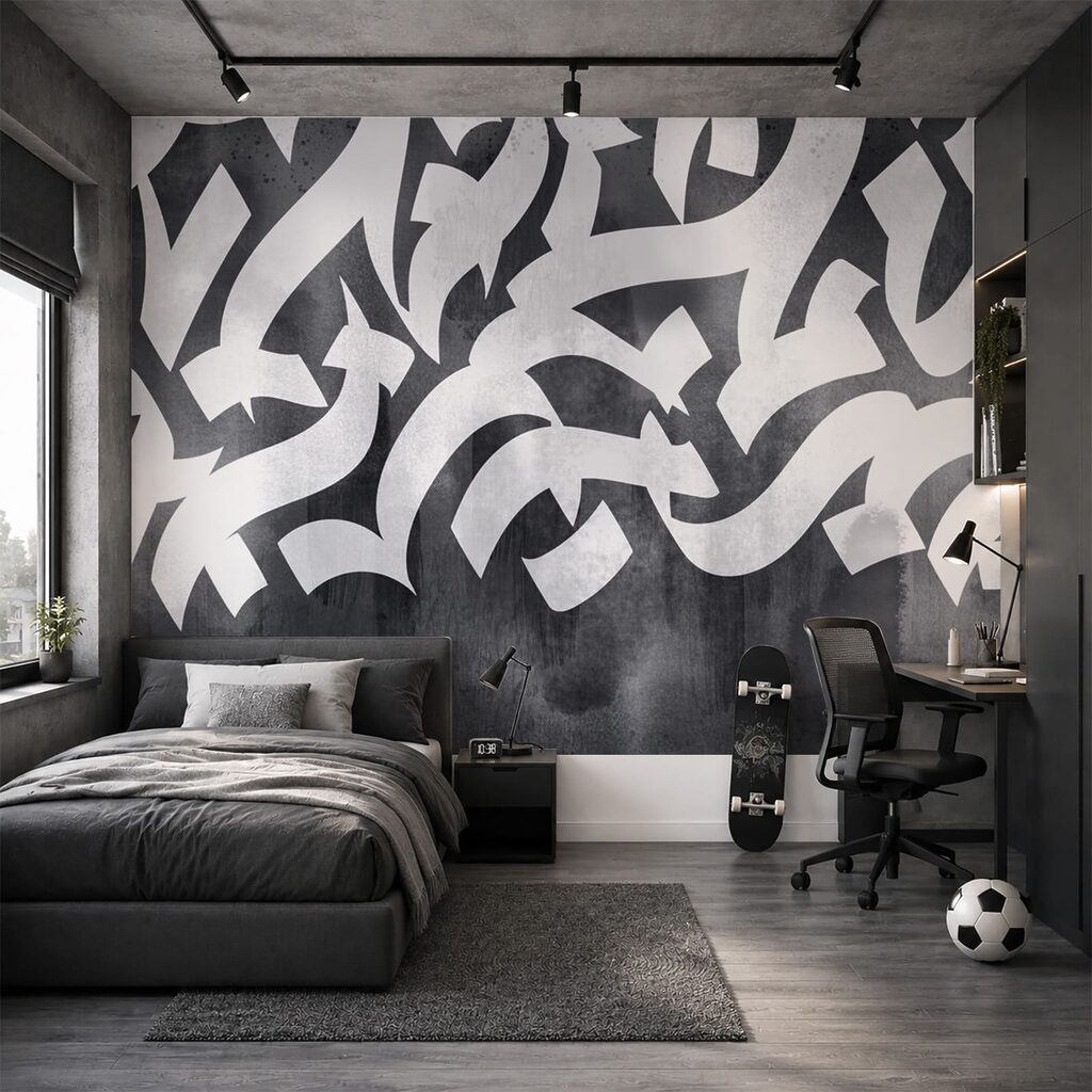Donkere tekens in verflagen — interieur 3