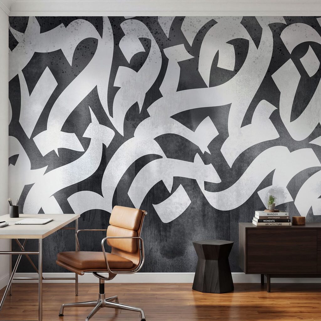 Donkere tekens in verflagen — interieur 4