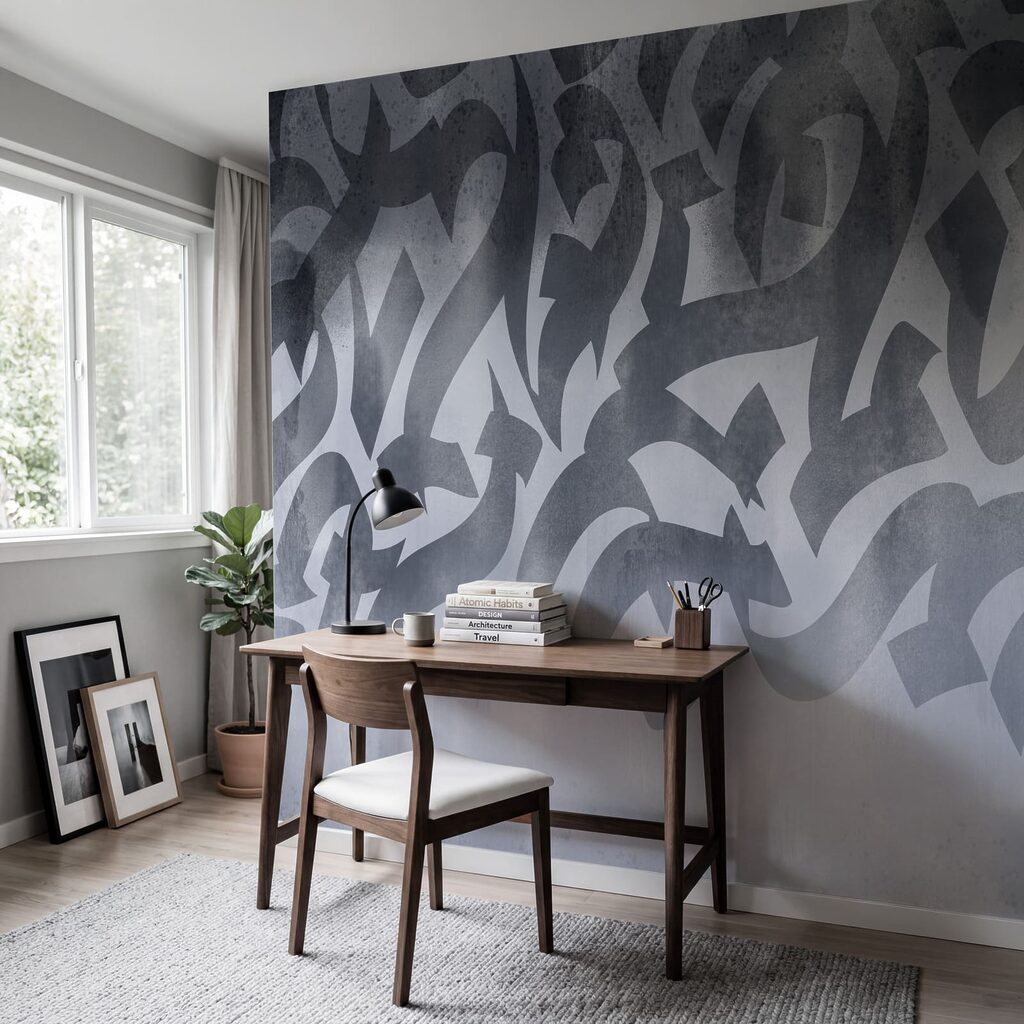 Donkere tekens in verflagen — interieur 4