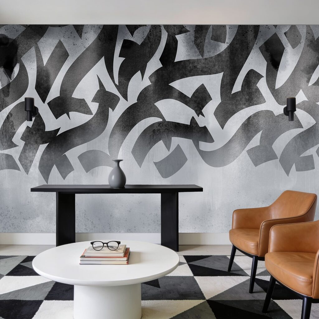 Donkere tekens in verflagen — interieur 2