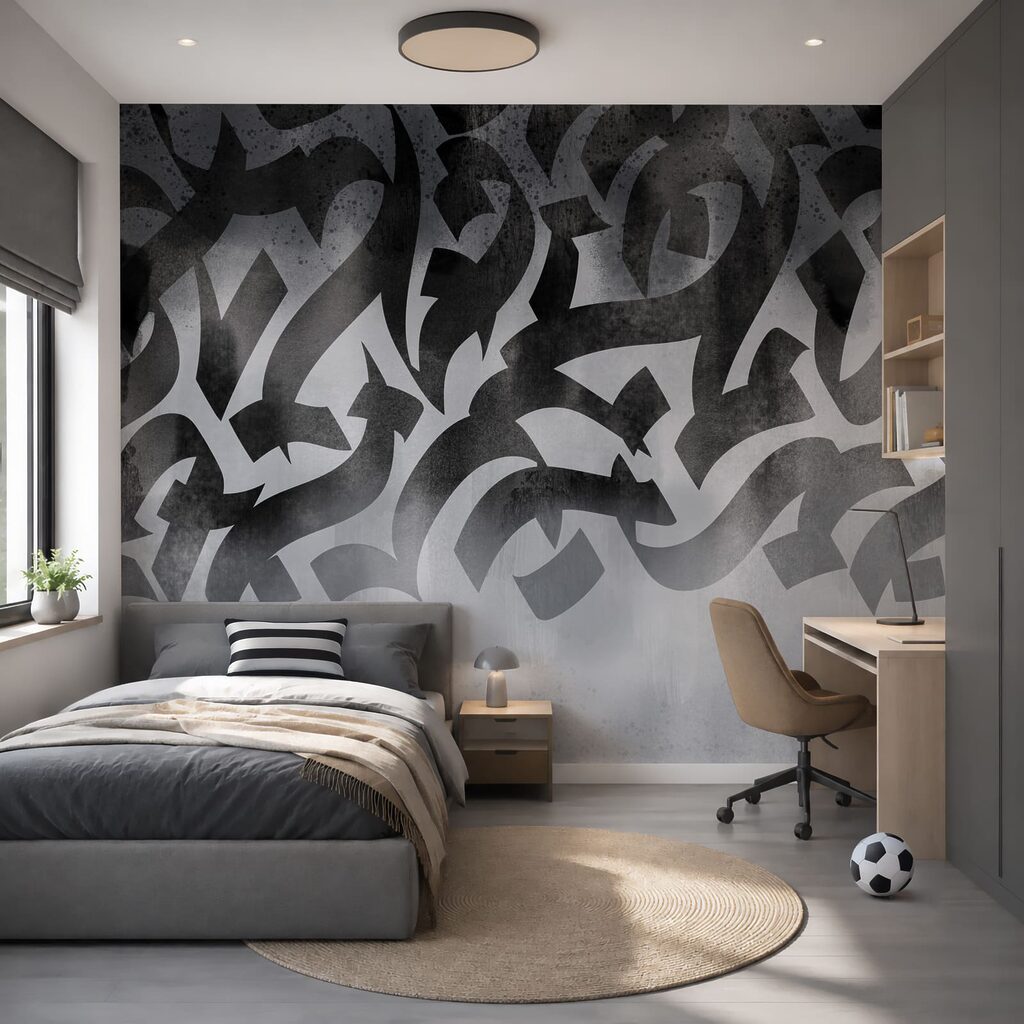 Donkere tekens in verflagen — interieur 3
