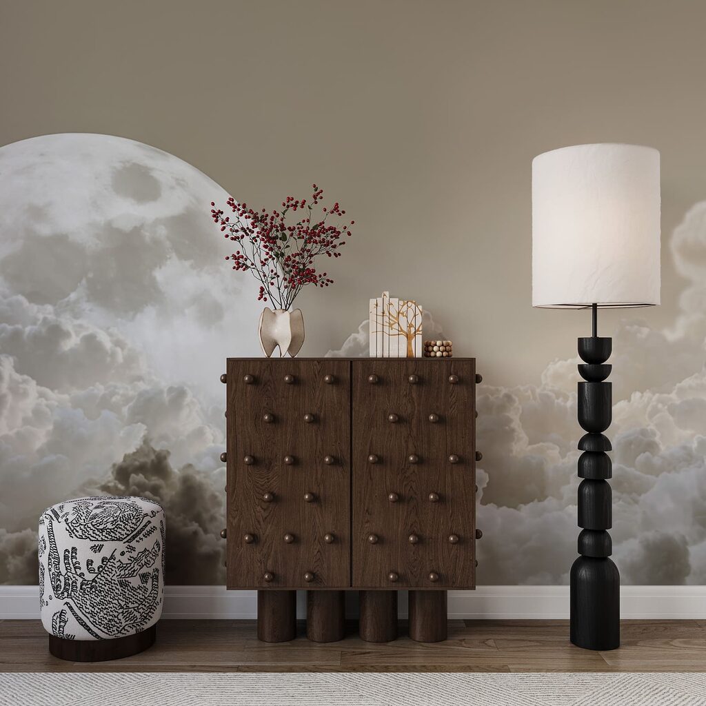 Volle maan boven wolken — interieur 3