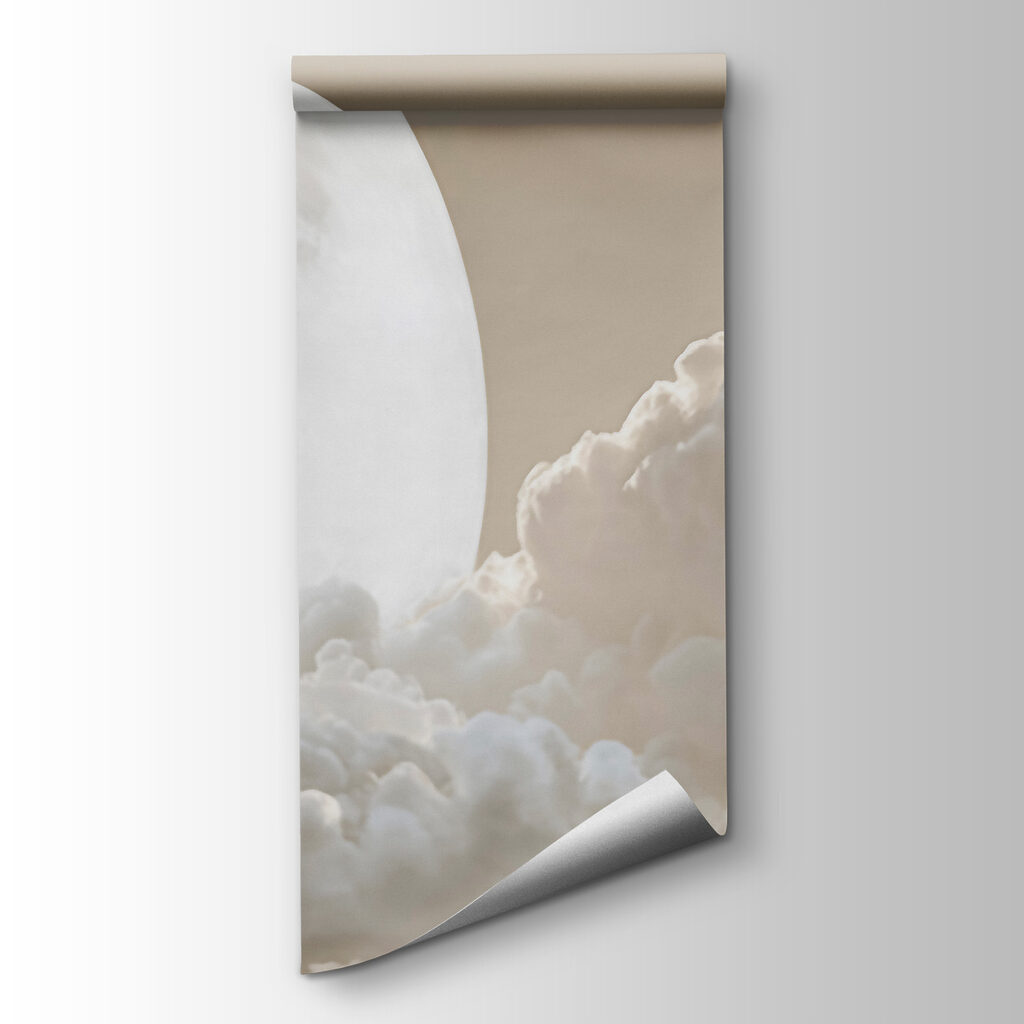 Volle maan boven wolken — productweergave