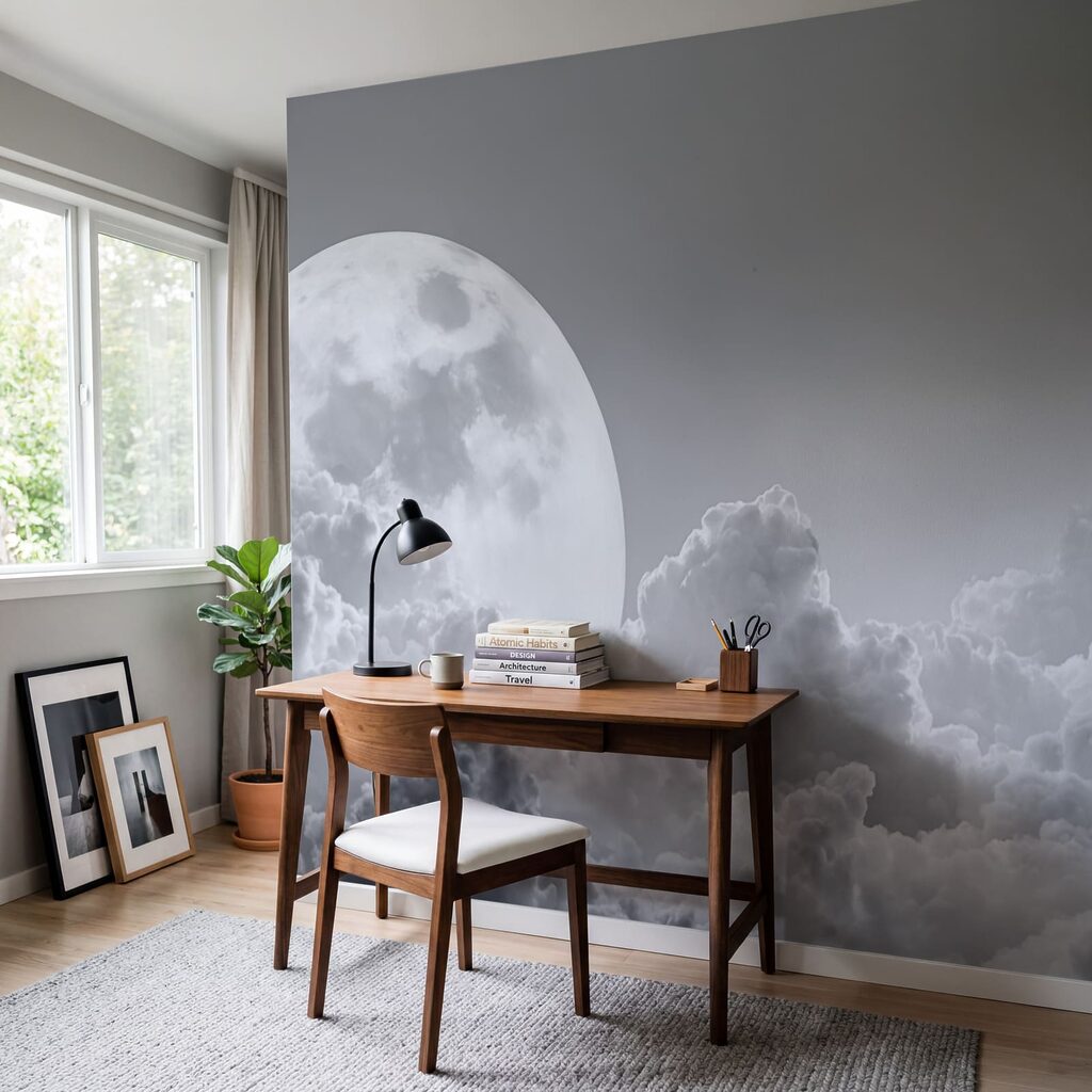 Volle maan boven wolken — interieur 7