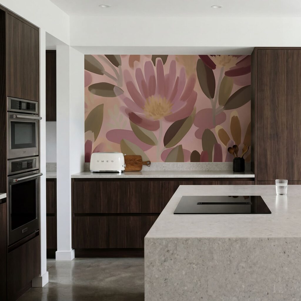 Bloemen in brede kleurstreken — interieur 3