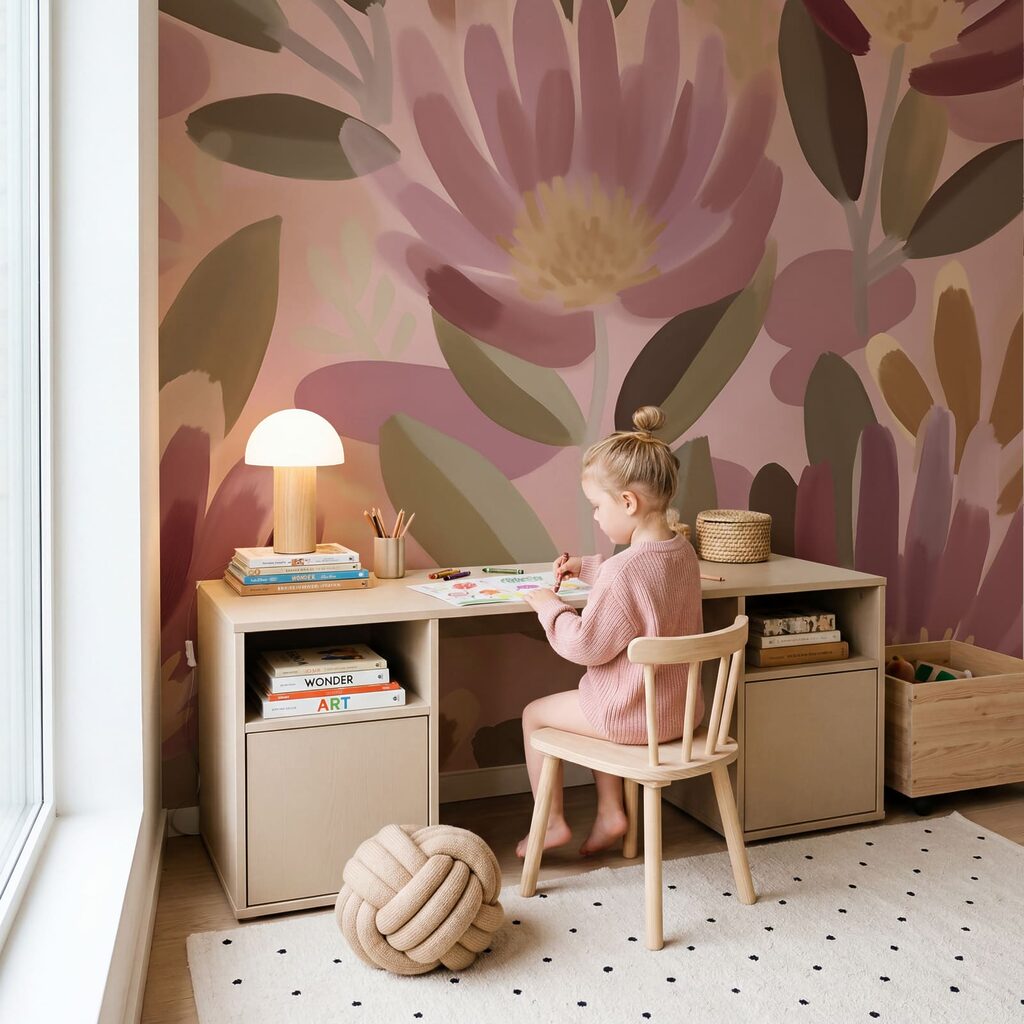 Bloemen in brede kleurstreken — interieur 5