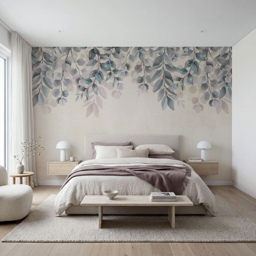 Hangende blaadjes boven patina — interieur 2