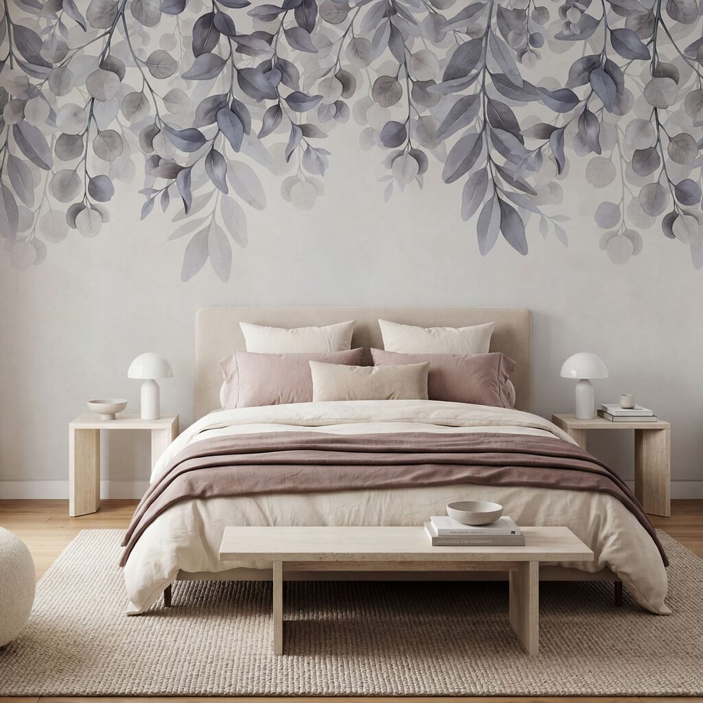 Hangende blaadjes boven patina — interieur 2