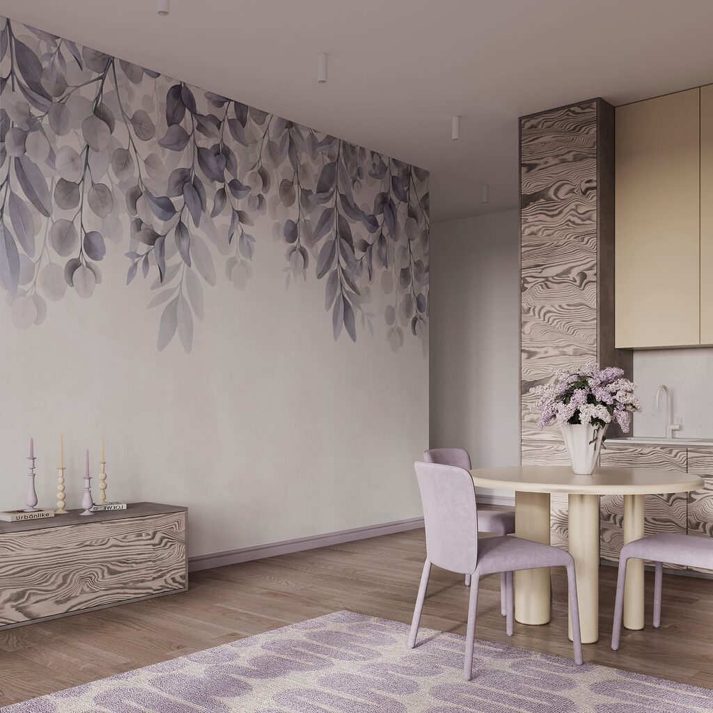 Hangende blaadjes boven patina — interieur 4