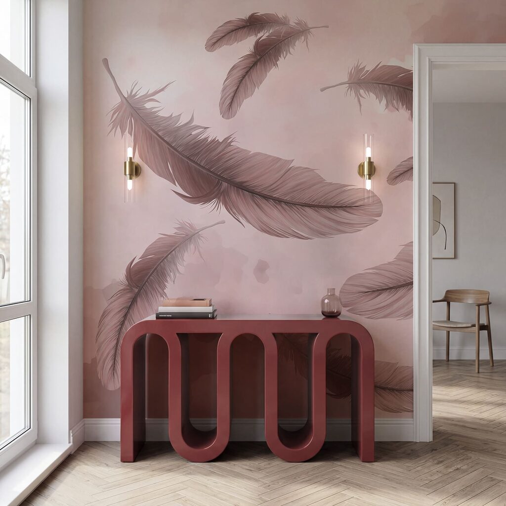 Veren zweven door verfwolken — interieur 1