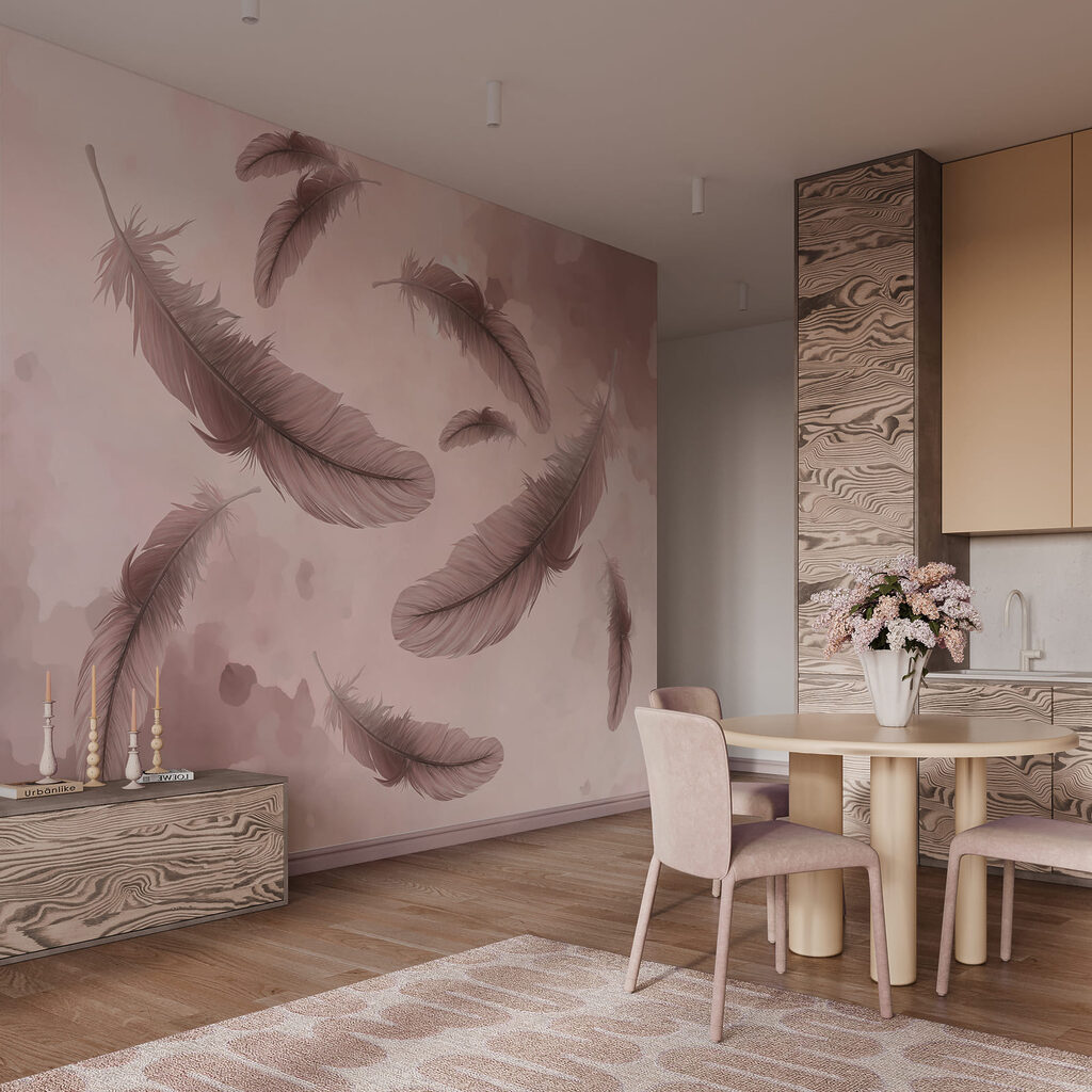 Veren zweven door verfwolken — interieur 4