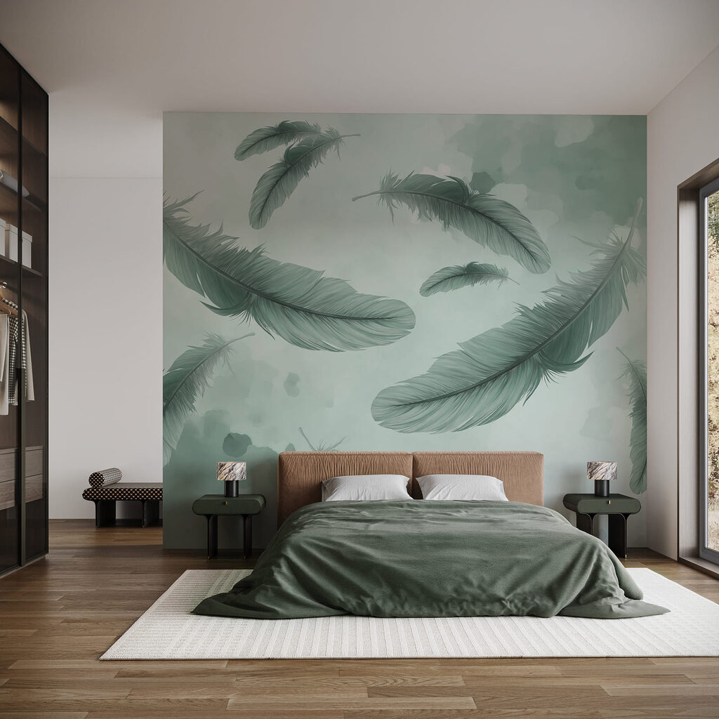 Veren zweven door verfwolken — interieur 2