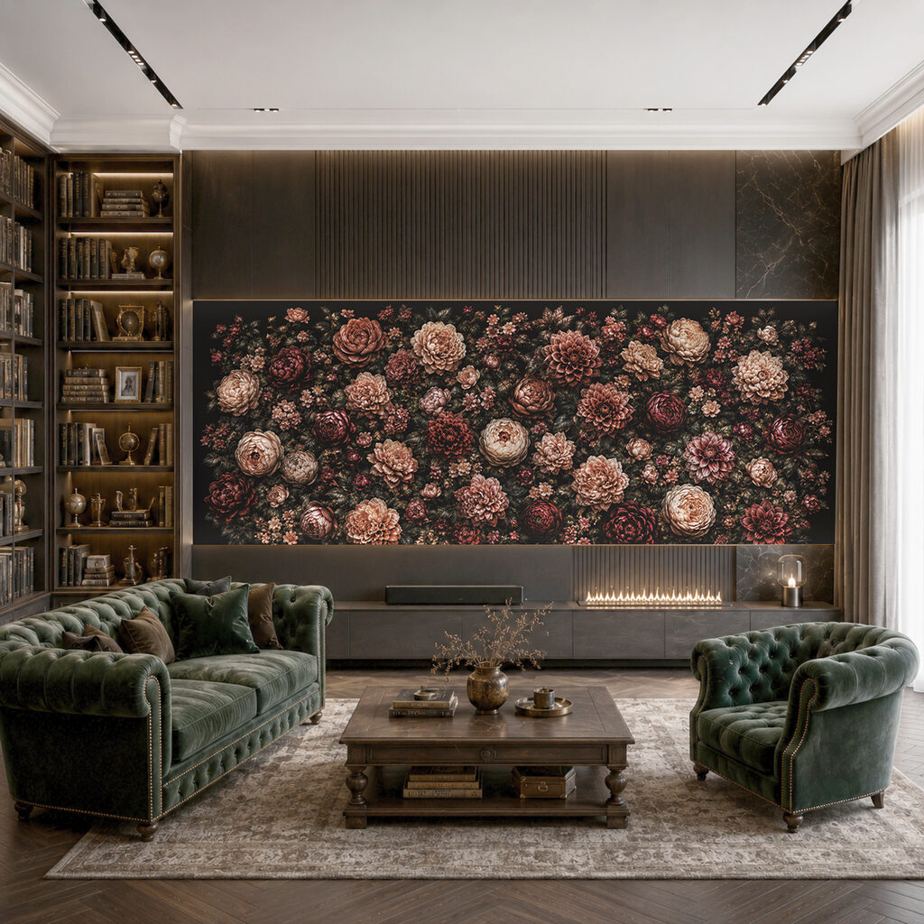 Een nachttuin vol rozen — interieur 2