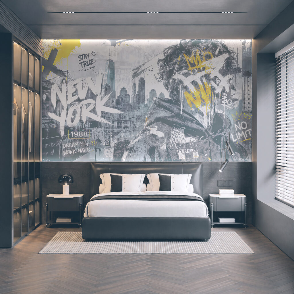 De stad in verfletters — interieur 2
