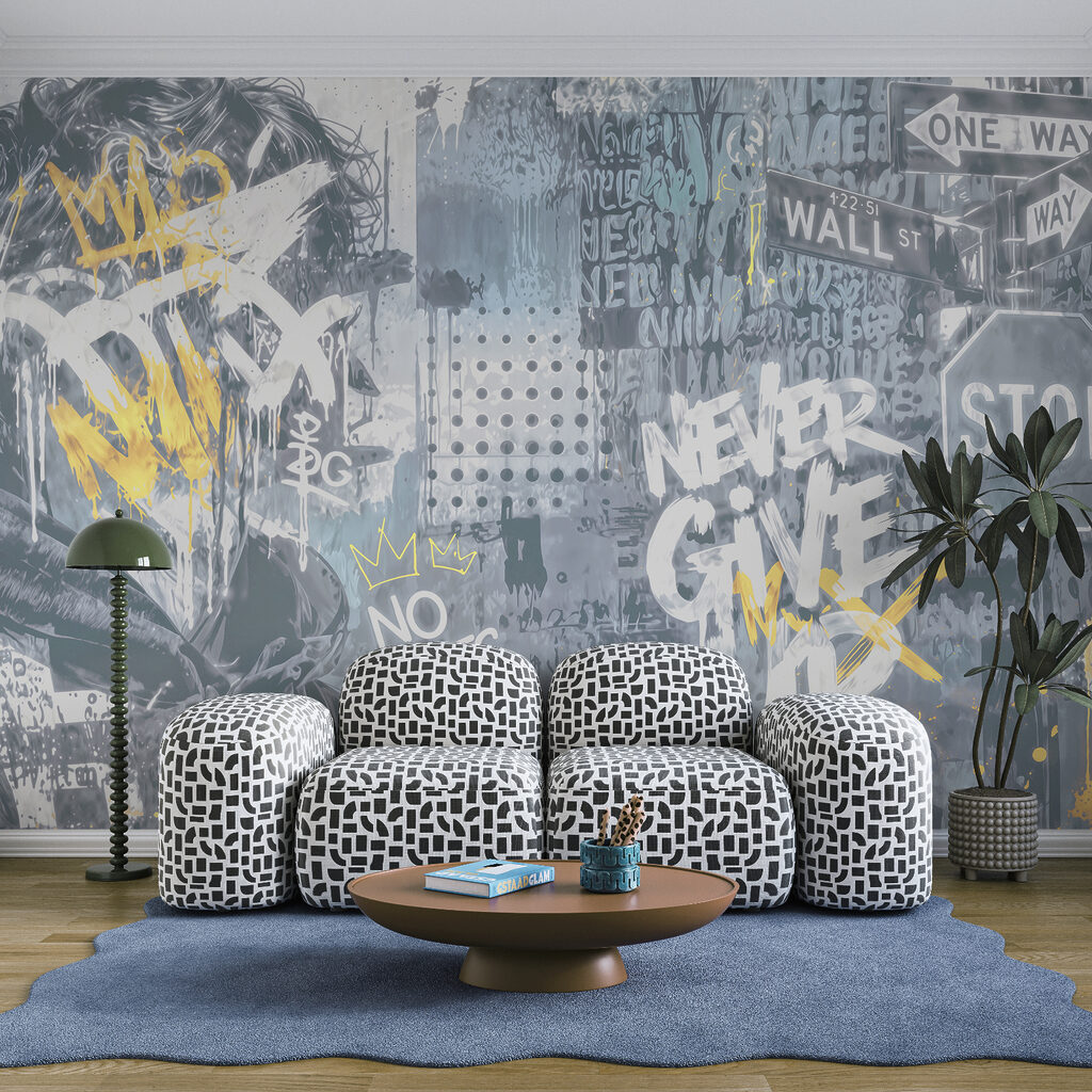De stad in verfletters — interieur 3