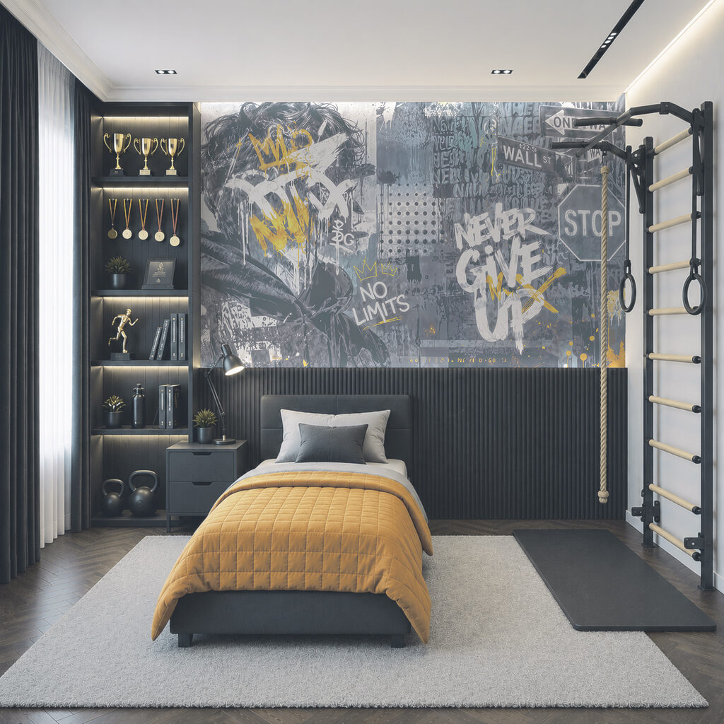 De stad in verfletters — interieur 4