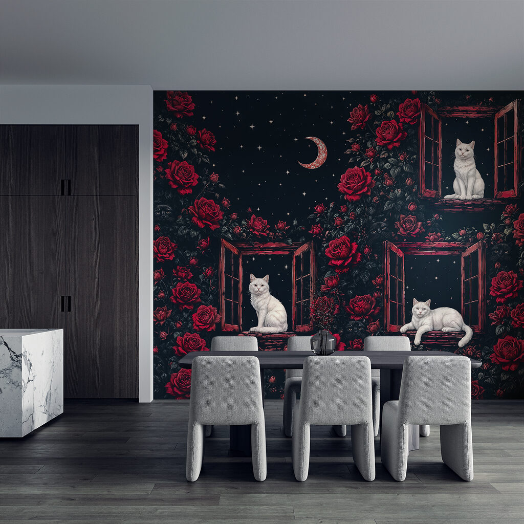 Katten in open ramen — interieur 4