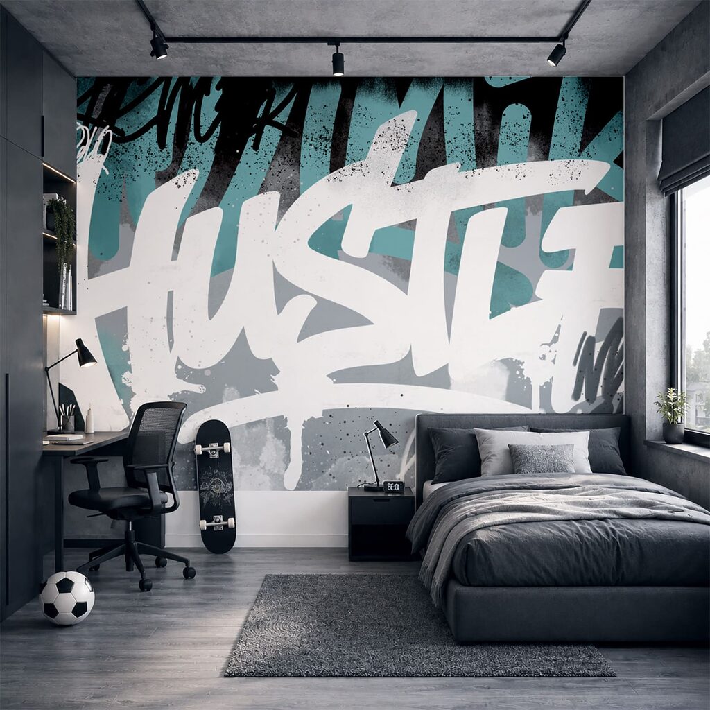 Hustle tussen verfspatten — interieur 2
