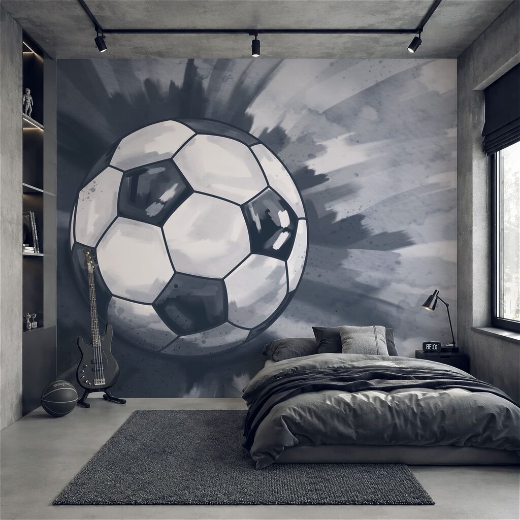 Voetbal in de lucht — interieur 2
