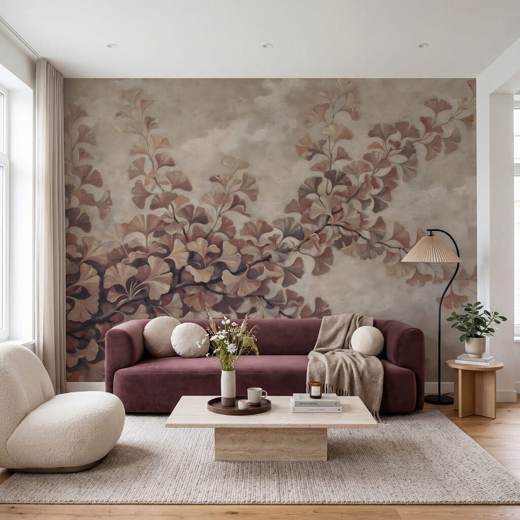 Tak met bladeren eraan — interieur 2