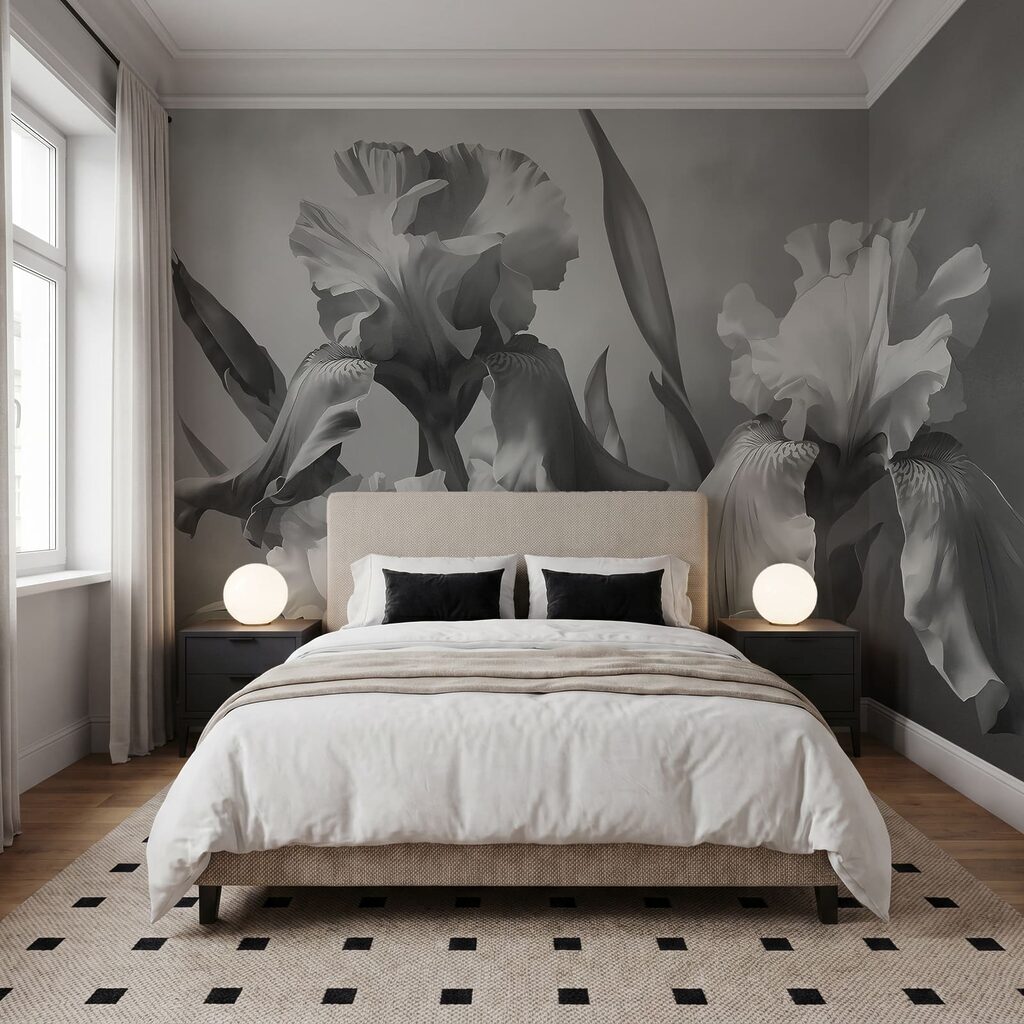 Irissen in klassieke penseellagen — interieur 2