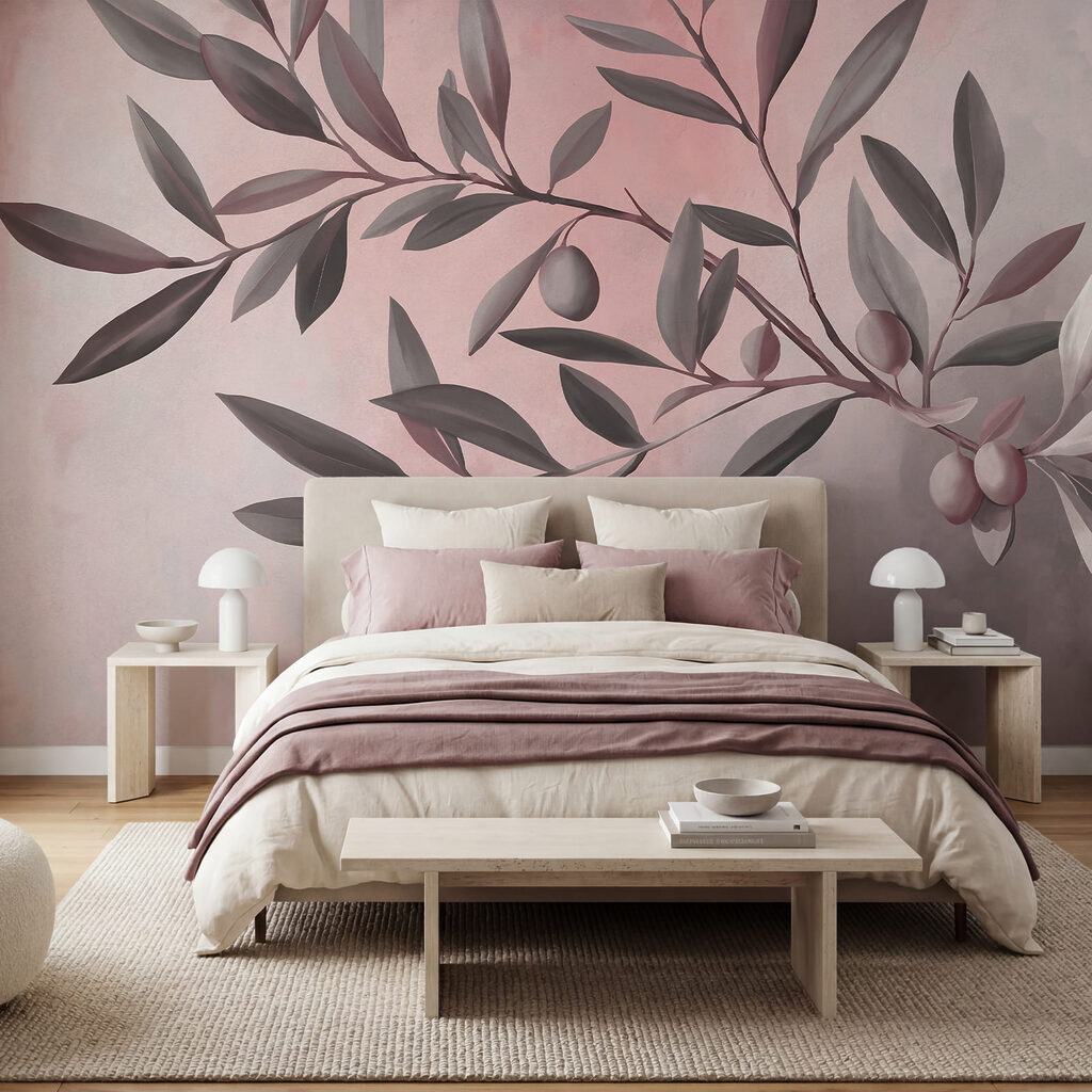 Olijftak in zachte kleuren — interieur 1