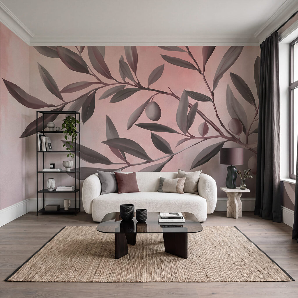 Olijftak in zachte kleuren — interieur 2