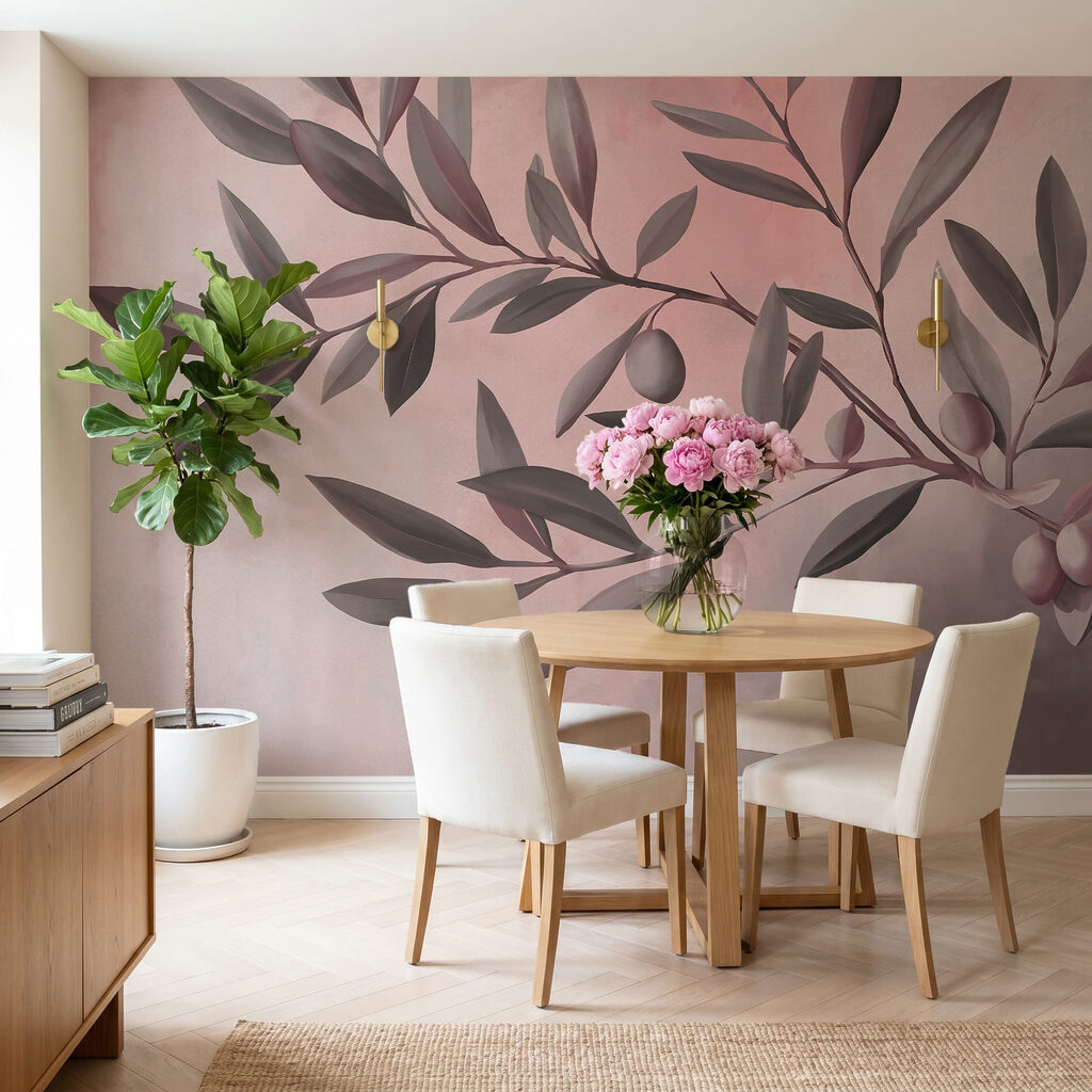 Olijftak in zachte kleuren — interieur 3