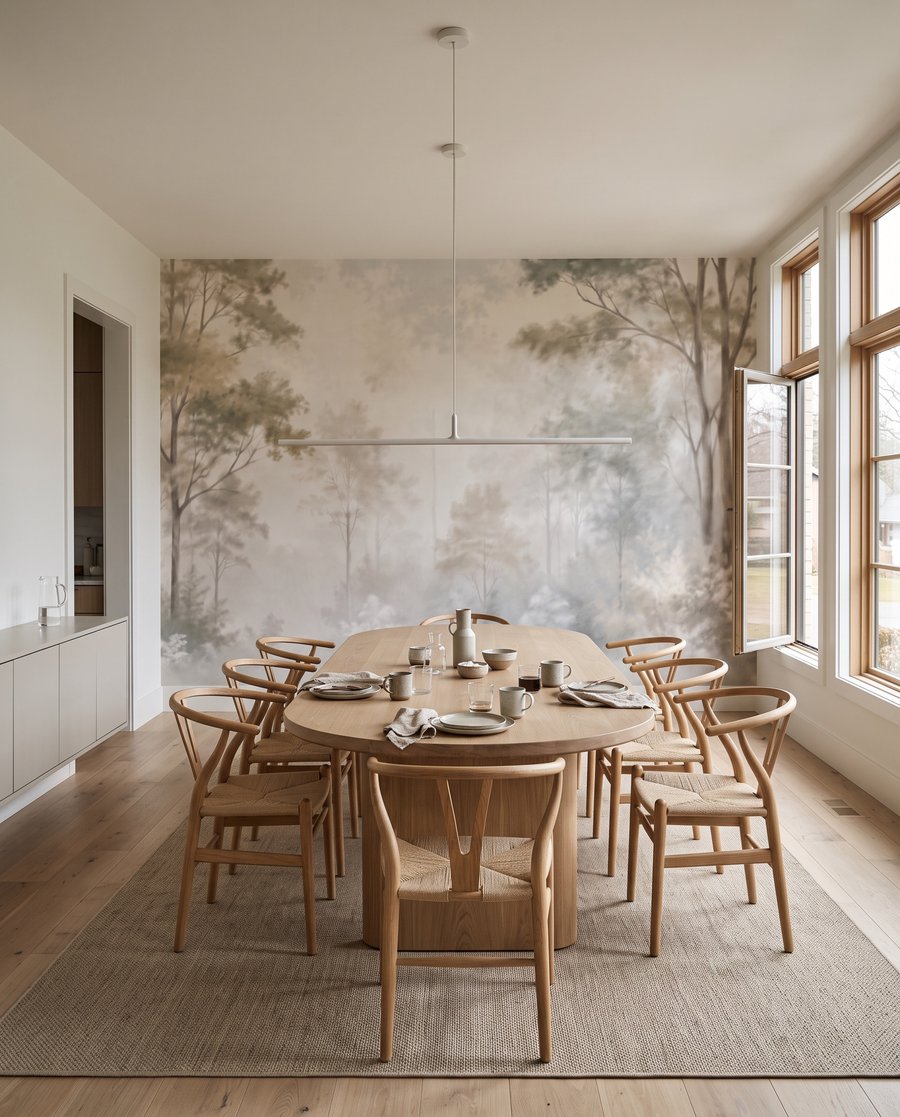 Licht tussen bleke bomen — interieur 7