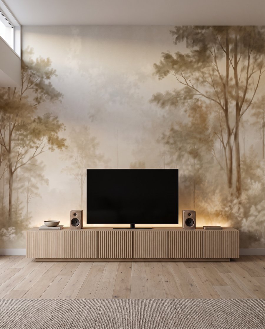Licht tussen bleke bomen — interieur 2