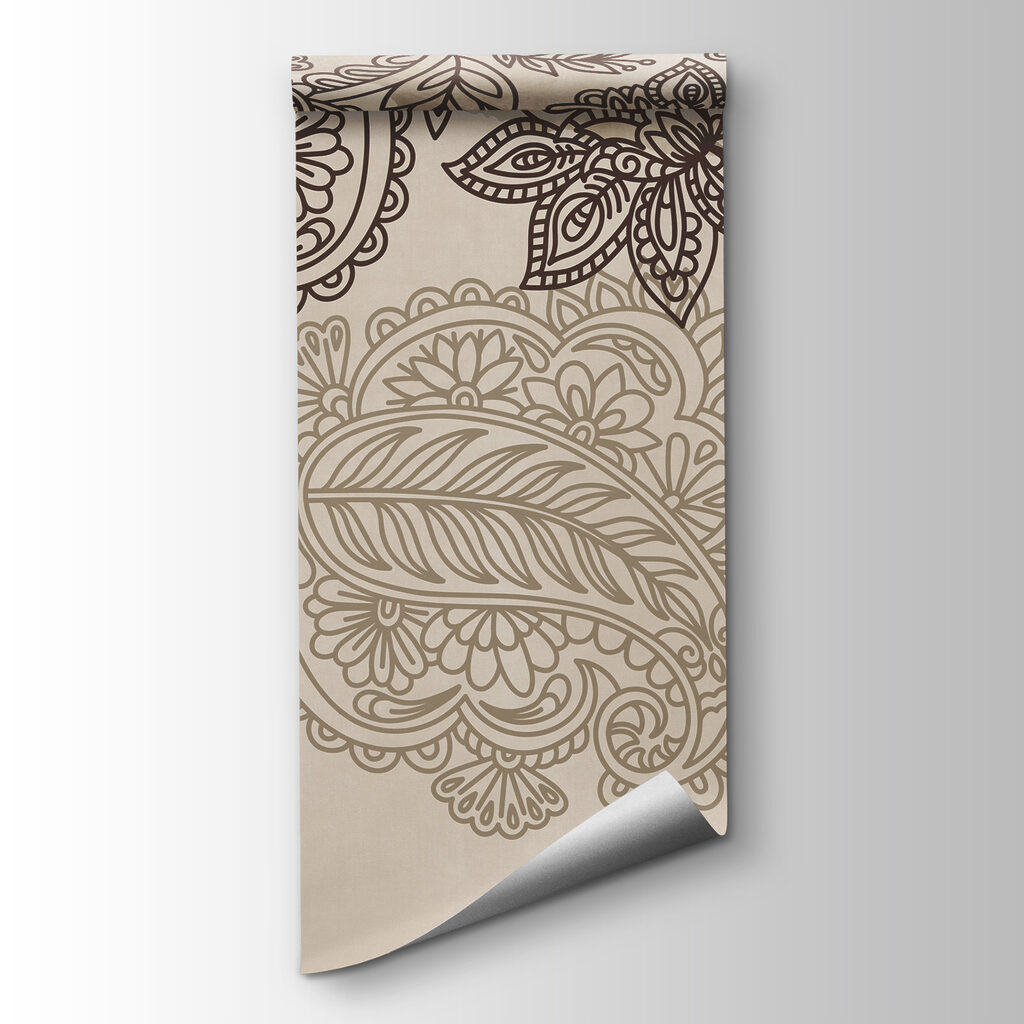 Paisleymotieven langs de bovenrand — productweergave