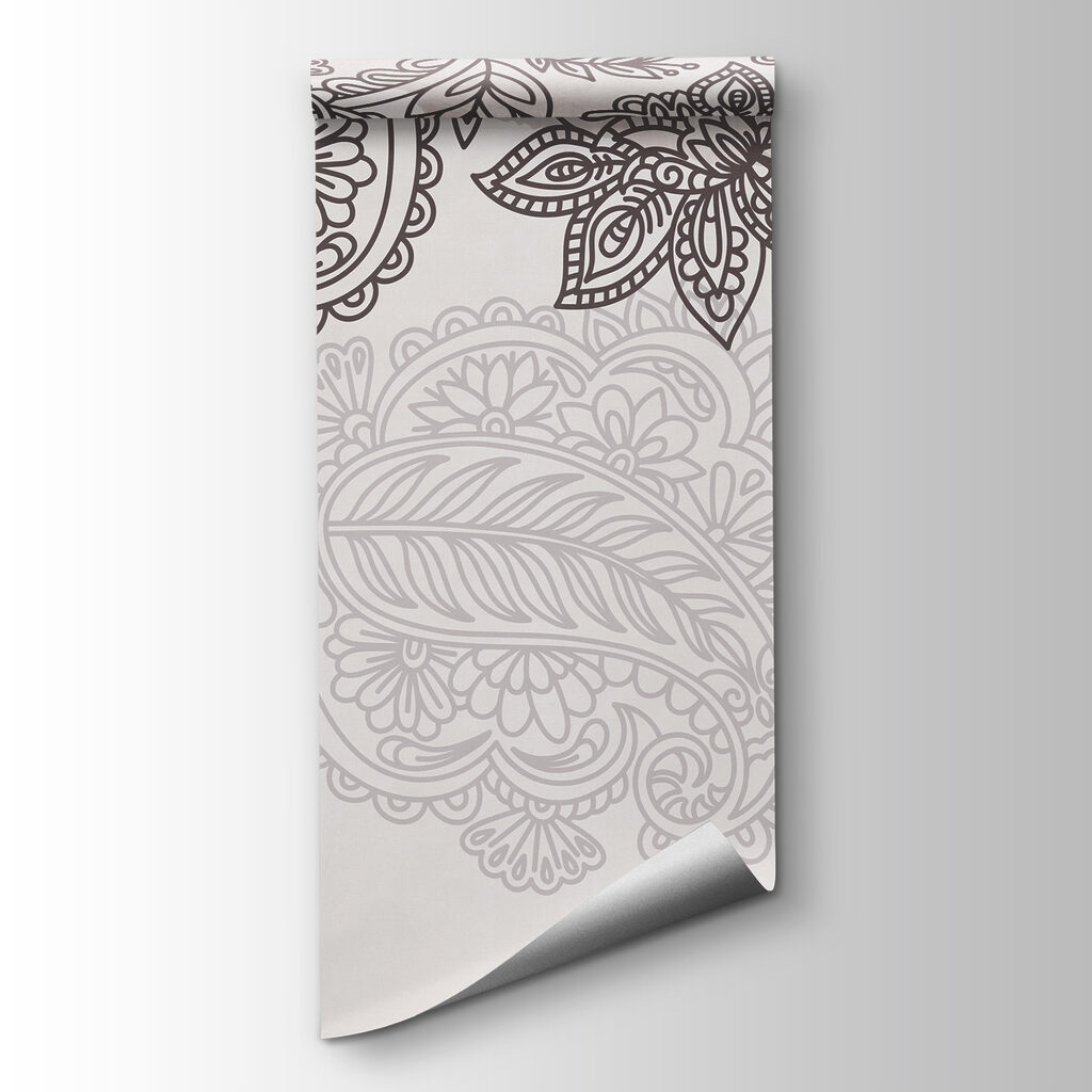 Paisleymotieven langs de bovenrand — productweergave