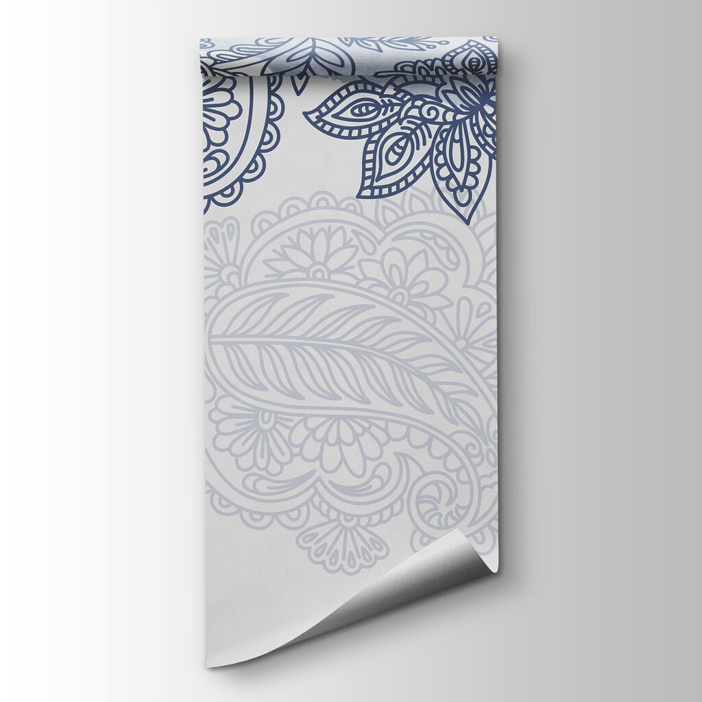 Paisleymotieven langs de bovenrand — productweergave