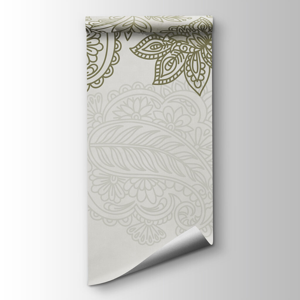 Paisleymotieven langs de bovenrand — productweergave