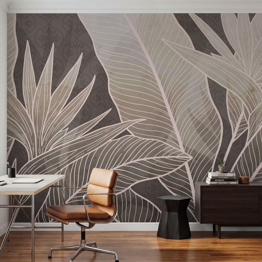 Tropische bladeren met lijnnerven — interieur 5