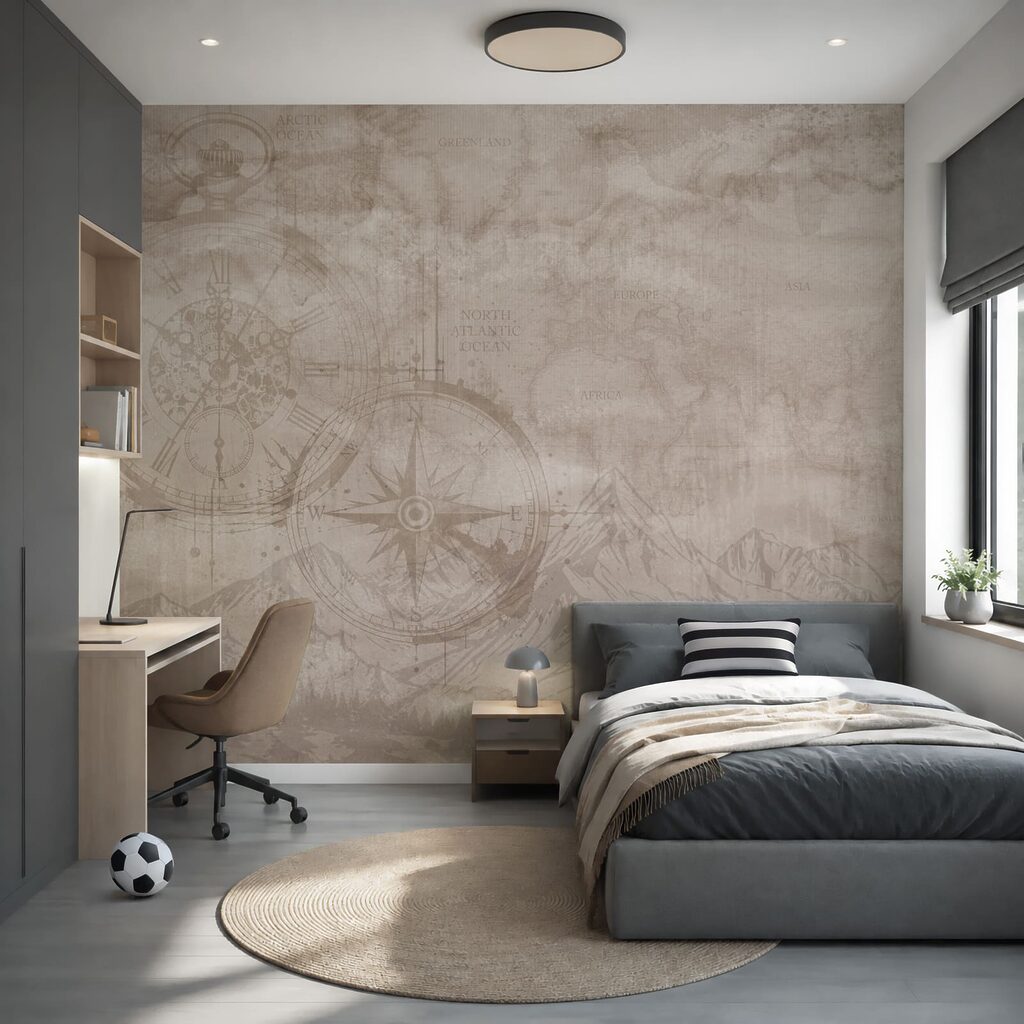 Berglijnen op verweerde lagen — interieur 5